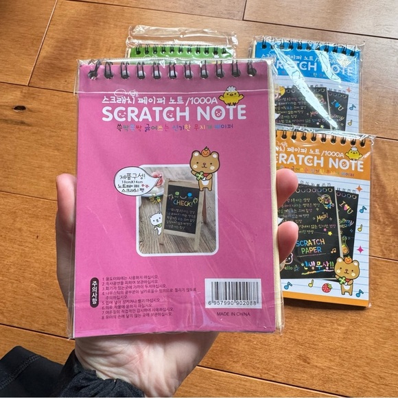Colorful Scratch Note Set - Picture 2 of 2